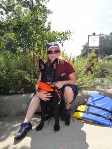 Eme and I at a NJ water training